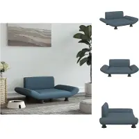 vidaXL Hundebett Dunkelgrau 70x45x28 cm Stoff - Hundebetten