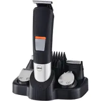 Eldom All-in-One Haarschneider Herren – Trimmer – Bartschneider – Bartschneider Herren – USB wiederaufladbar – Geräuschunterdrückung – Edelstahl – Geschenk – Schwarz/Silber