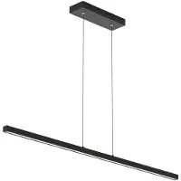 Steinhauer Hängeleuchte - schwarz - Danske - kunststoff metall - designlampe - LED - 2745ZW -