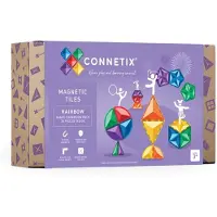Connetix Magnetset - 36 Teile - Rainbow Form-Erweiterungspaket - - One Size - Magnetspielzeug