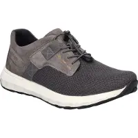 Josef seibel Low Sneaker CAMERON 04 Grau Leder-Textil-Mix Größe: 43