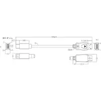 Bachmann Mini DisplayPort zu HDMI Kabel 1,5m, S.1 Mini DP S.2 HDMI