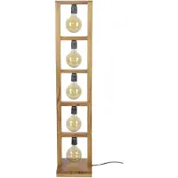 Zijlstra Holz Stehlampe Zillerbach, Holz hell, für Wohn- / Esszimmer, Holz, Stehlampe