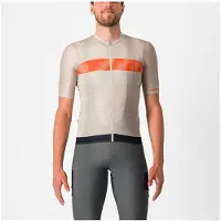 Castelli Unlimited Endurance Trikot Herren kurz silber-rostorange größe XL