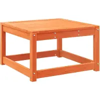 vidaXL Gartenhocker Wachsbraun Massivholz Kiefer