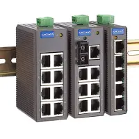 Moxa EtherDevice Switch EDS-208 - Switch - 8