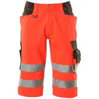 Mascot Luton Shorts, lang SAFE SUPREME Hi-vis Rot / Dunkelanthrazit 56 - 15549-860-22218-C56 - Hi-vis Rot / Dunkelanthrazit