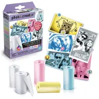 Canal Toys Photo Creator Polaroidkamera Nachfüllpapier & Aufkleber Farbe