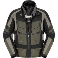 Spidi Jacke 4SEASON EVO, (schwarz/militärgrün, Größe 4XL)