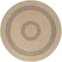 Ayyildiz Hali Outdoor Teppich COMILLA Schwarz 160 cm Rund