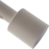LINDBY Tischleuchte Ovelia, beige, Metall, E27