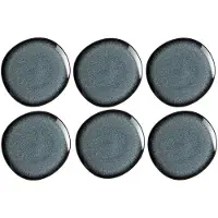 Villeroy & Boch Brotteller "Brotteller Lave 17,6 x 16,8 cm 6er Set", grau (gris), LIKE. BY , Speiseteller, Brotteller