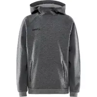 Craft Kinder Kapuzenpullover Core Soul Hood Sweatshirt JR 1910899-975000 158-164 - Dark Grey Melange - L