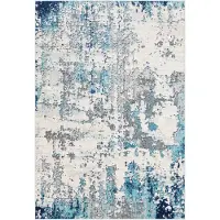 Livabliss Teppich "DUNKIRK", blau, B:160cm H:10,9mm L:220cm, Polypropylen, Teppiche, Teppich