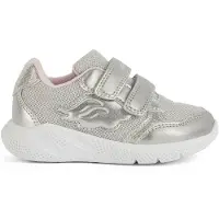 Geox Mädchen Sneaker B454TC 0GNAJ C1007 Farbe: Silber Größe: 22