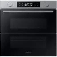 Samsung Pyrolyse Backofen "NV7B4550VAS/U1", Energieeffizienz: A+, schwarz, B:59,5cm, Backöfen, Dual Cook Flex – Ein Ofen. Zwei Garräume. Flexible Tür., Pyrolyse Backofen