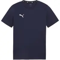 Puma "TEAMGOAL CASUALS TEE" gerader Abschluss, Kurzarm, für Sportmode, Rundhalsausschnitt