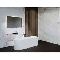 Riho Devotion freistehende Badewanne, optional mit Fall, 180x71x60cm, 245 Liter, glänzend weiß, B095001005