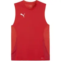 Puma Fußballtrikot "TEAMGOAL SLEEVELESS JERSEY" für Fußball, ärmellos, sportlicher Stil, aus Interlock-Material