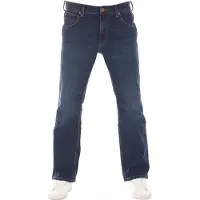 Wrangler Bootcut-Jeans , Herren, Gr. 32, Länge 34, classic_blau, Denim/Jeans, Obermaterial: 99% Baumwolle, 1% Elasthan, bootcut fit lang, Jeans Bootcut-Jeans, Bootcut fit