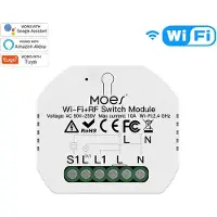 MOES RF433 Smart Lichtschalter Unterputz,Smart DIY Relay Switch Modul