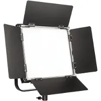 Walimex pro LED Rainbow Flächenleuchte, RGBWW Flächenlicht 100 W, Bi-Color Videoleuchte, Studioleuchte per App steuerbar, Studio-Beleuchtung mit Effektgenerator