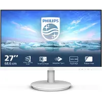 Philips V Line 271V8AW/00, 68,6 cm (27"), 1920 x 1080 Pixel, Full HD, LCD, 4 ms, Weiß