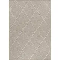 SchönesWohnen24 Outdoor Teppich PATARA Beige 140 x 200 cm