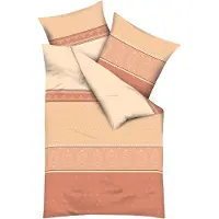 Kaeppel Bettwäsche "Majestic", orange (mandarine), B/L: 135cm x 200cm, 1 Stk., 1 Stk., Mako-Satin, B/L: 80cm x 80cm, 2 Stk., Mako-Satin, Obermaterial: 100% Baumwolle, Bettwäsche, Bettwäsche