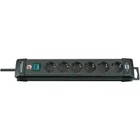 Brennenstuhl Premium-line 6 Steckdosen Mit Schalter Mehrfachsteckdose