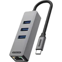Sitecom USB-C-zu-Ethernet + 3x USB-Hub (AD-1008)