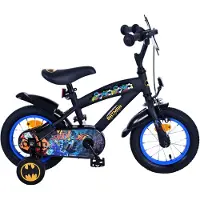 Volare Batman Kinderfahrrad - Jungen - 12 Zoll - Schwarz