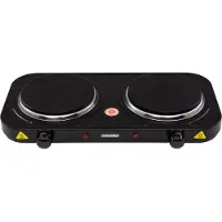 Mesko Home MS 6509, Schwarz, Arbeitsplatte, Versiegelte Platte, 2 Zone(n), 2 Zone(n), Köcheln