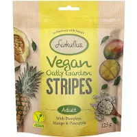 Lukullus Vegan Garden Stripes: Kürbis, Mango & Ananas - Sparpaket: 3 x 125 g