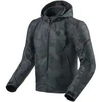 REV'IT! Flare 2 Camo Schwarz Grau Jacke Größe M