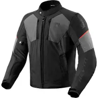 REV'IT! Revit Catalyst H2O Motorrad Textiljacke, schwarz/grau, XL