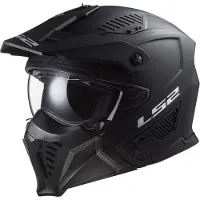 LS2 OF606 Drifter Solid Matt Schwarz 06 Jethelm Größe XS