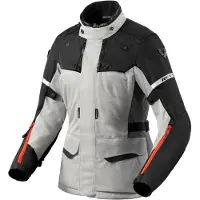 REV'IT! Revit Outback 4 H2O Damen Motorrad Textiljacke, silber/schwarz, 40