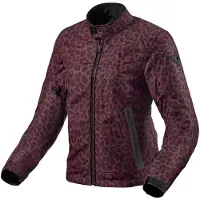 REV'IT! Shade H2O Ladies Leopard Rot Jacke Größe XL