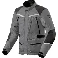 REV'IT! Revit Voltiac 3 H2O Motorrad Textiljacke, grau, XL