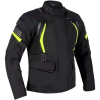 Richa Phantom 3 wasserdichte Damen Motorrad Textiljacke, schwarz/gelb, L