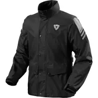 REV'IT! Nitric 4 H2O Regenjacke Schwarz Größe S