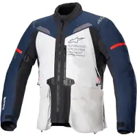 Alpinestars ST-7 2L Gore-Tex wasserdichte Motorrad Textiljacke, grau/blau, S