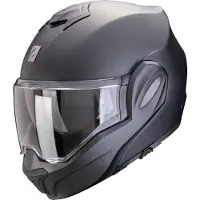 Scorpion Exo-Tech Evo Pro Solid Matt Pearl Schwarz Klapphelm Größe L