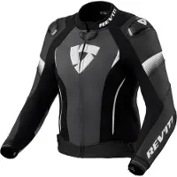 REV'IT! REV’IT! Xena 4 Pro Damen Schwarz Weiß Motorrad Jacke Größe 44