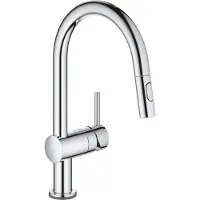 GROHE 31358002 Elektron.-EH-SPT-Batt. Minta Touch 31358_2 C-Auslauf azb. Spülbrause chrom