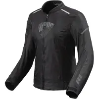REV'IT! Revit Sprint H2O Damen Motorrad Textiljacke, schwarz/dunkelgrau, 42