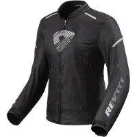 REV'IT! Revit Sprint H2O Damen Motorrad Textiljacke, schwarz/weiß, 42