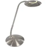 Steinhauer Zenith - LED-Tischlampe mit Dimmer, stahl