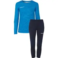 Uhlsport Prediction Torwart Set Junior 140 fluo blau
